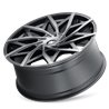 MAZZI | BIG EASY 22x9.5 ET18 - Matte Black Machined With Dark