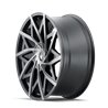 MAZZI | BIG EASY 20x8.5 ET35 - Matte Black Machined With Dark