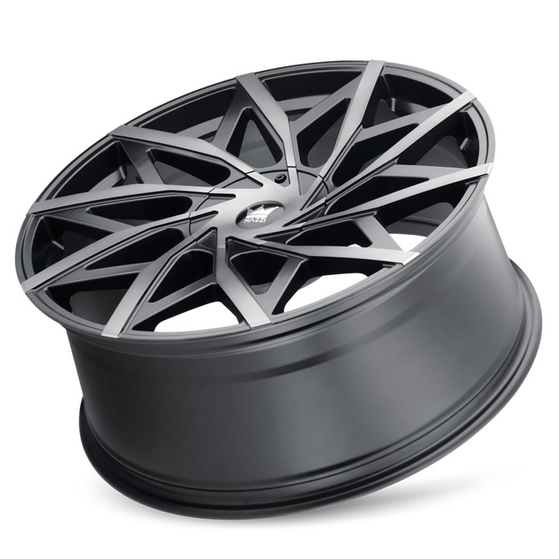 MAZZI | BIG EASY 20x8.5 ET35 - Matte Black Machined With Dark