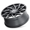 MAZZI | BIG EASY 20x8.5 ET35 - Matte Black Machined With Dark