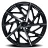 MAZZI | FREESTYLE 17x8.0 ET35 - Gloss Black Machined