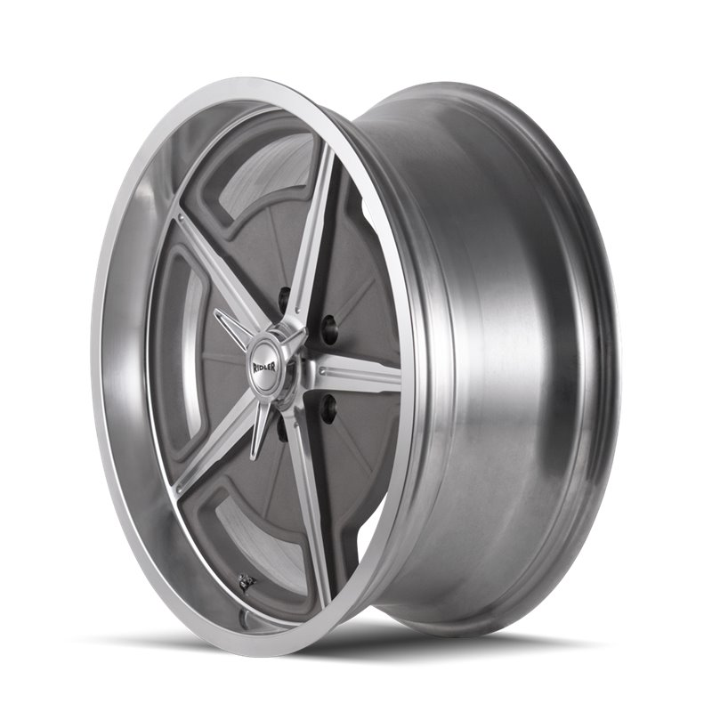 RIDLER | 605 18x9.5 ET0 - Matte As-Cast Machined