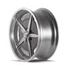 RIDLER | 605 18x9.5 ET0 - Matte As-Cast Machined