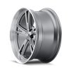 RIDLER | 606 20x10.0 ET0 - Gloss Grey Machined