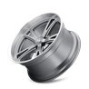 RIDLER | 606 20x10.0 ET0 - Gloss Grey Machined