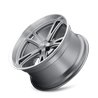 RIDLER | 606 20x8.5 ET0 - Gloss Grey Machined