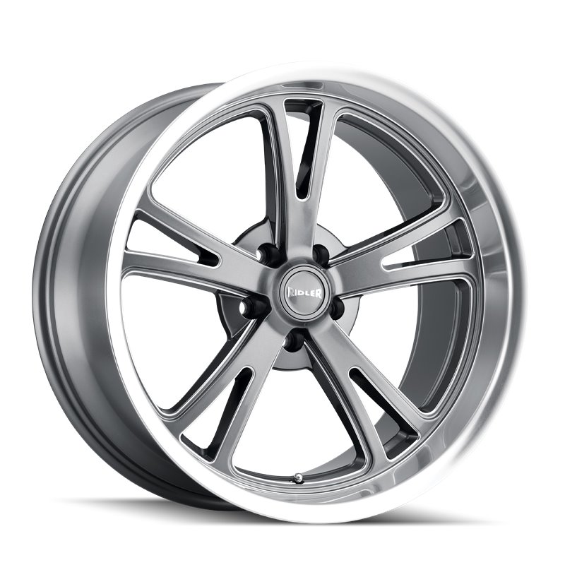 RIDLER | 606 20x8.5 ET0 - Gloss Grey Machined