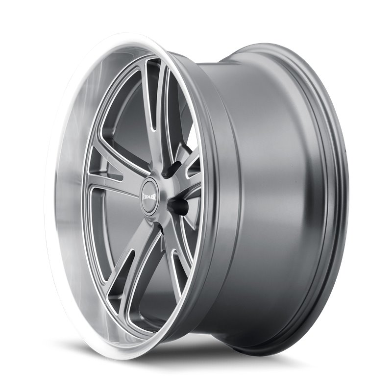 RIDLER | 606 17x7.0 ET0 - Gloss Grey Machined