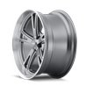 RIDLER | 606 17x7.0 ET0 - Gloss Grey Machined