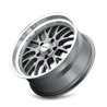 RIDLER | 607 20x10.0 ET0 - Gloss Grey Machined