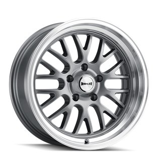 RIDLER | 607 20x8.5 ET0 - Gloss Grey Machined