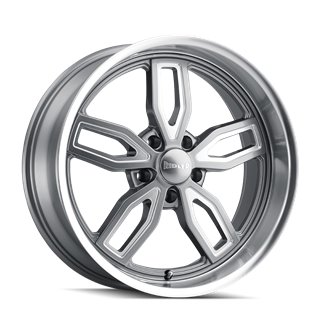 RIDLER | 608 20x10.0 ET0 - Gloss Grey Milled