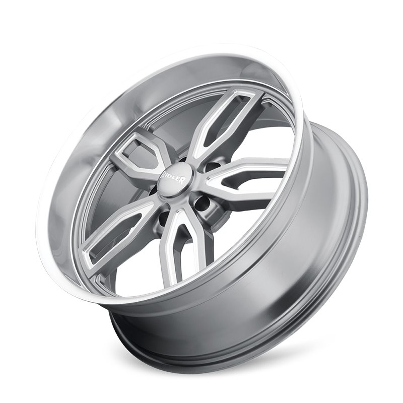 RIDLER | 608 20x10.0 ET0 - Gloss Grey Milled