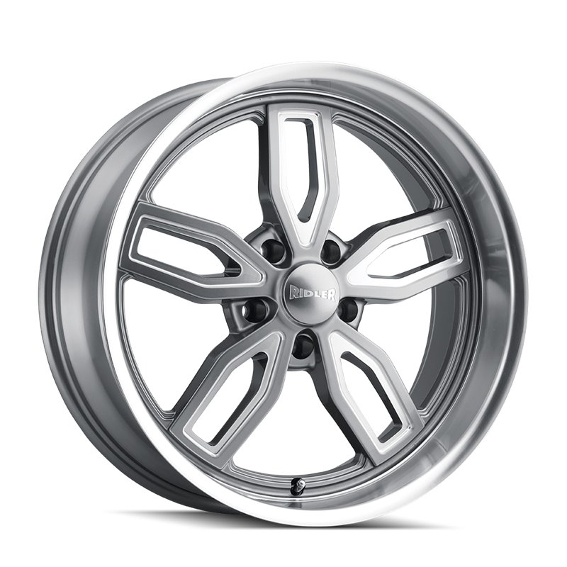 RIDLER | 608 20x8.5 ET0 - Gloss Grey Milled