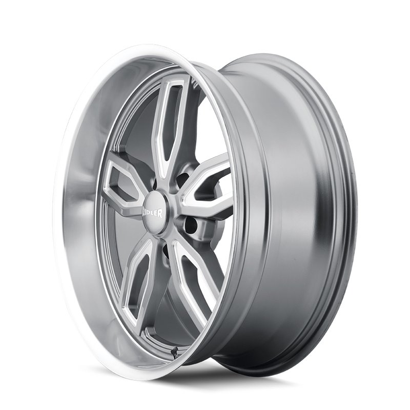 RIDLER | 608 18x9.0 ET0 - Gloss Grey Milled
