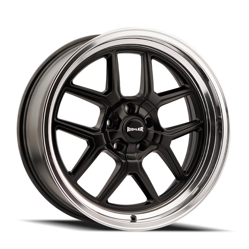 RIDLER | 610 17x7.0 ET0 - Matte Black Polished