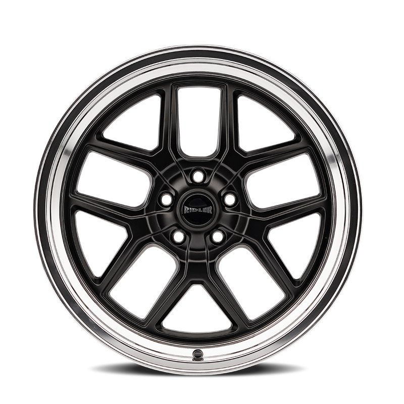 RIDLER | 610 17x7.0 ET0 - Matte Black Polished