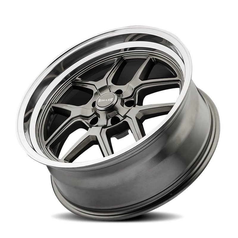 RIDLER | 610 17x7.0 ET0 - Gloss Grey Polished