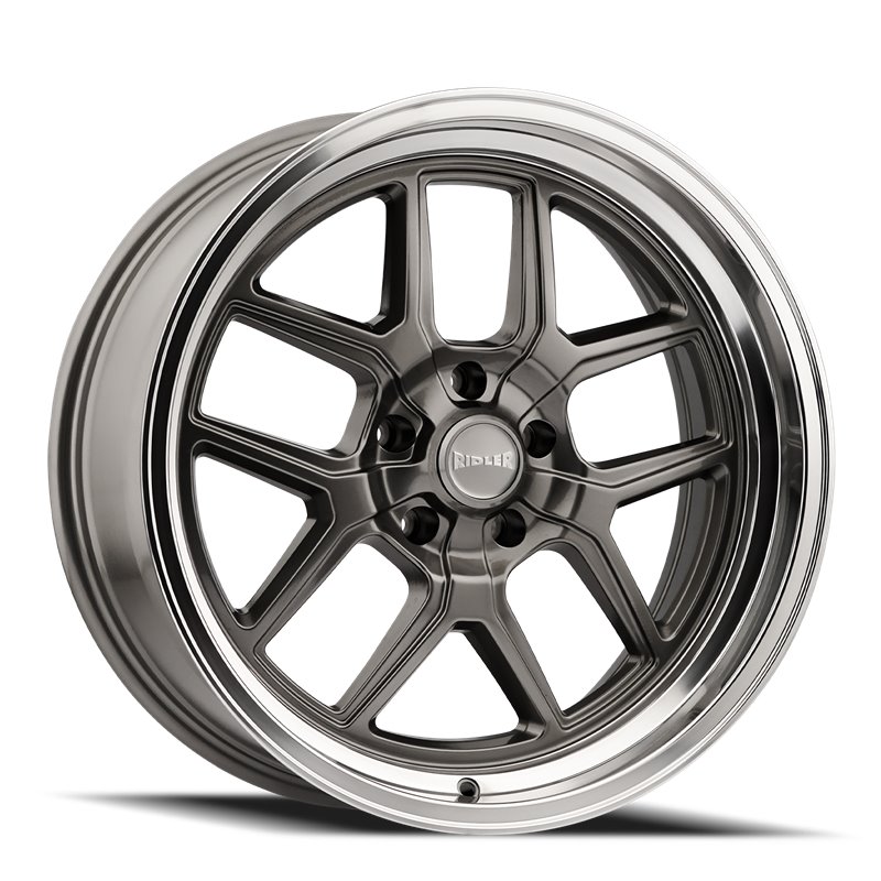 RIDLER | 610 17x8.0 ET0 - Gloss Grey Polished