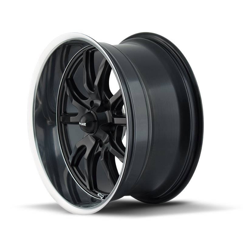 RIDLER | 650 17x8.0 ET0 - Matte Black Polished
