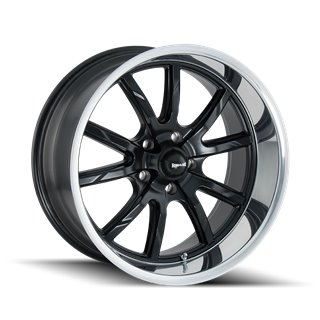 RIDLER | 650 18x8.0 ET0 - Matte Black Polished