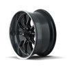 RIDLER | 650 18x8.0 ET0 - Matte Black Polished