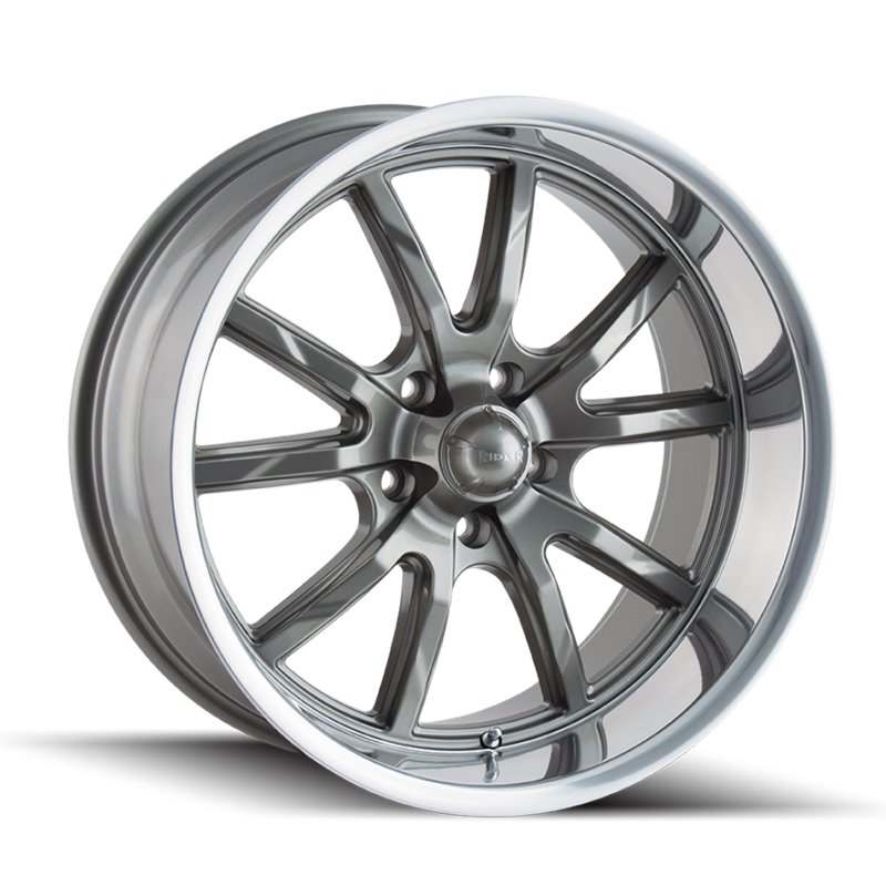 RIDLER | 650 18x8.0 ET0 - Gloss Grey Polished