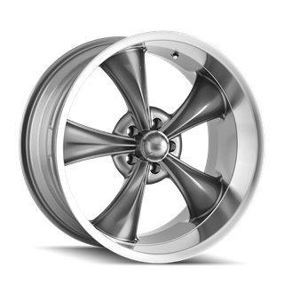 RIDLER | 695 17x7.0 ET0 - Gloss Grey Machined