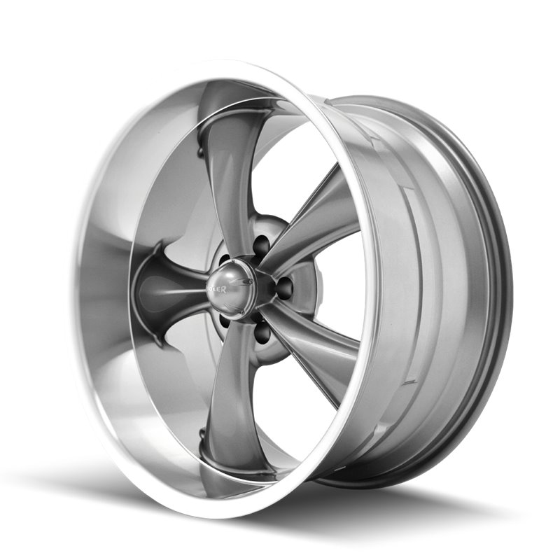 RIDLER | 695 17x7.0 ET0 - Gloss Grey Machined