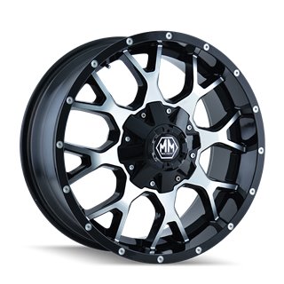 Mayhem | WARRIOR 20x9.0 ET0 - Gloss Black Machined