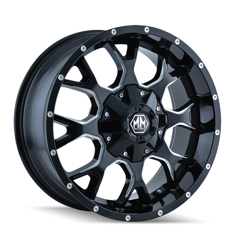 Mayhem | WARRIOR 20x9.0 ET0 - Gloss Black Milled