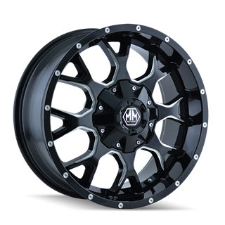 Mayhem | WARRIOR 17x7.5 ET30 - Gloss Black Milled