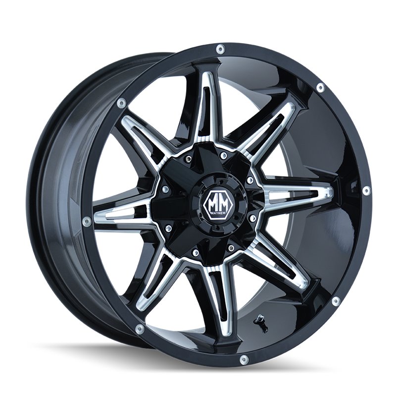 Mayhem | RAMPAGE 20x10.0 ET-25 - Gloss Black Milled