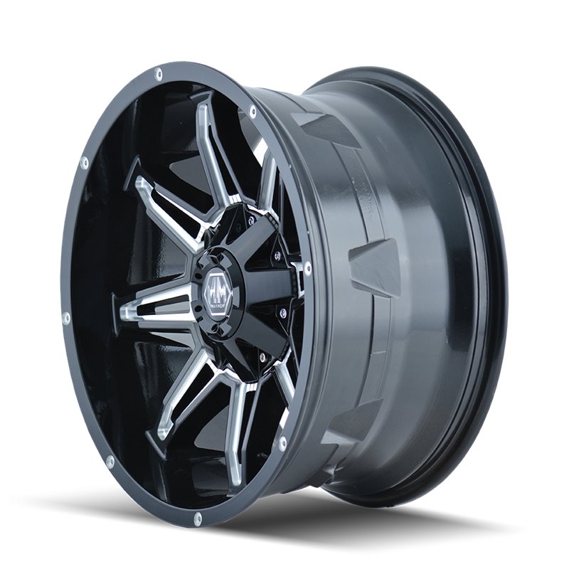 Mayhem | RAMPAGE 17x9.0 ET-12 - Gloss Black Milled