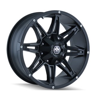 Mayhem | RAMPAGE  18x9.0 ET-12 - Matte Black