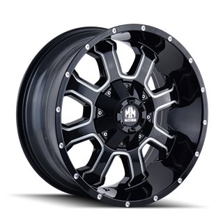 Mayhem | FIERCE 20x10.0 ET-19 - Gloss Black Milled