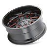 Mayhem | COGENT 20x9.0 ET0 - Gloss Black Milled Prism Red