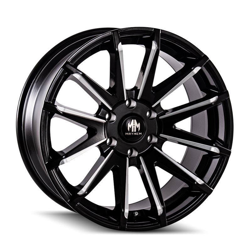 Mayhem | CROSSFIRE 20x9.5 ET25 - Gloss Black Milled