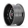 Mayhem | TRIPWIRE 20x9.0 ET18 - Gloss Black Milled Prism Red