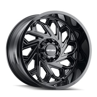 Mayhem | ESSEX 20x9.0 ET0 - Gloss Black Milled