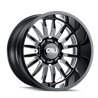 CALI Off-Road | SUMMIT 20x12.0 ET-51 - Gloss Black Milled