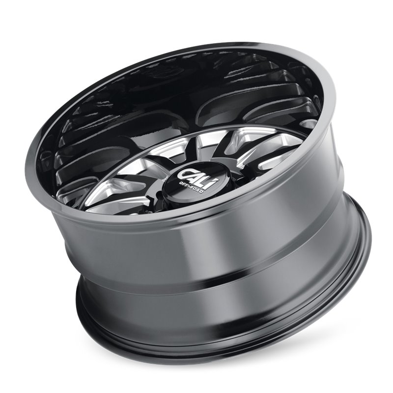 CALI Off-Road | SUMMIT 24x14.0 ET-76 - Gloss Black Milled