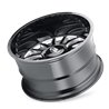 CALI Off-Road | SUMMIT 24x14.0 ET-76 - Gloss Black Milled