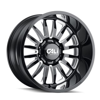 CALI Off-Road | SUMMIT 20x9.0 ET0 - Gloss Black Milled
