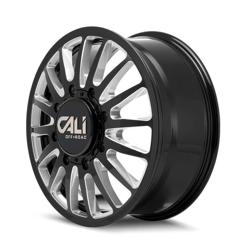 CALI Off-Road | SUMMIT DUALLY 20x8.3 ET-192 - Gloss Black Milled