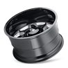 CALI Off-Road | SEVENFOLD 20x12.0 ET-51 - Gloss Black Milled