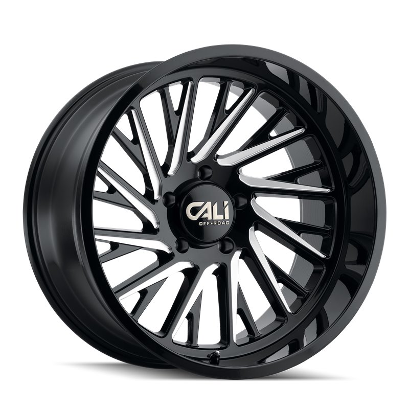 CALI Off-Road | PURGE 24x14.0 ET-76 - Gloss Black Milled