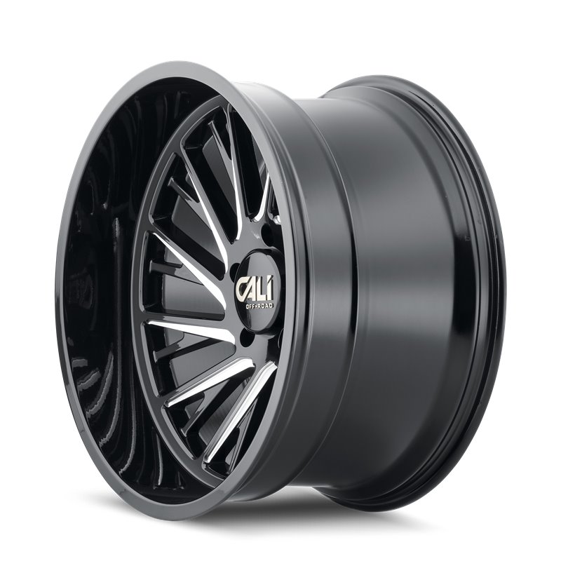 CALI Off-Road | PURGE 24x14.0 ET-76 - Gloss Black Milled