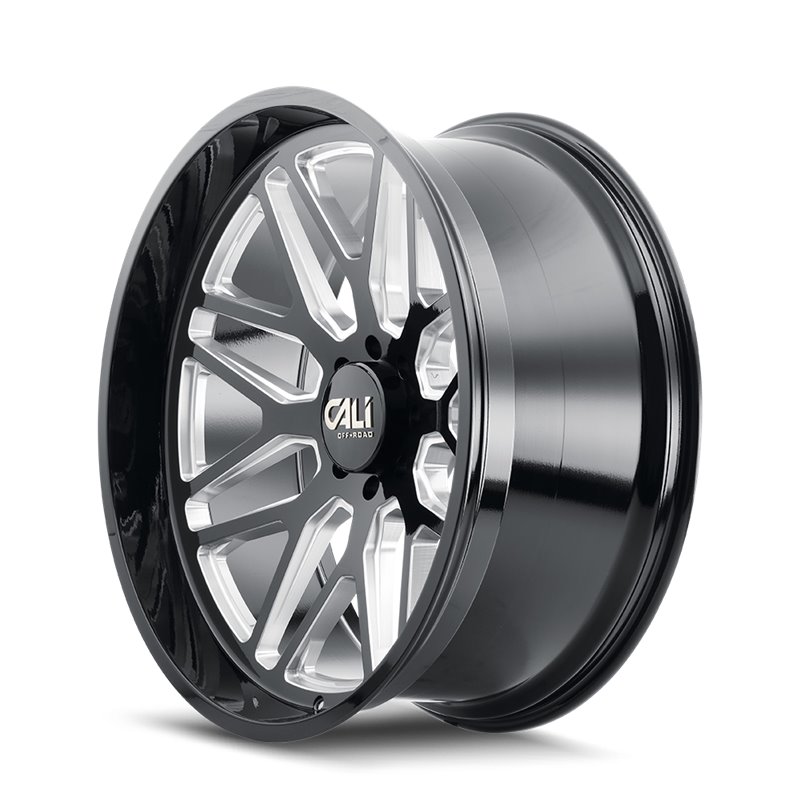 CALI Off-Road | INVADER 22x12.0 ET-51 - Gloss Black Milled