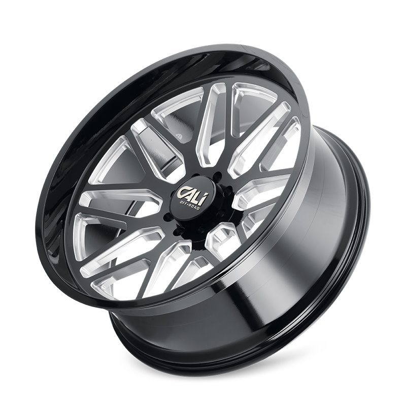 CALI Off-Road | INVADER 22x12.0 ET-51 - Gloss Black Milled